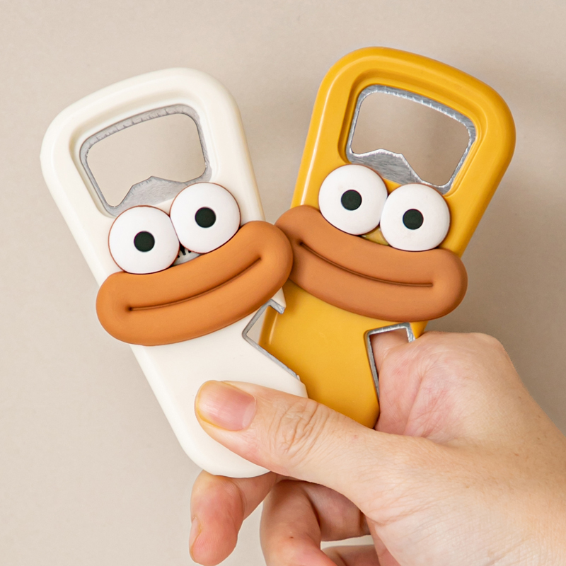 Cartoon Bottle Opener Fridge Magnet Bottle Cap Opener Beer Opener Home Use Bottle Opener Wine Opener Bottle Opener Tool