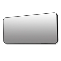 Mirror bathroom wall-mounted bathroom mirror simple black frame mirror custom washbasin makeup mirror wall-mounted bathroom mirror