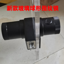 Frameless glass door spherical intelligent fingerprint lock coded lock mechanical key swipe the Bluetooth remote control attendance gateway