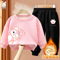 [Кожа -дружеский мягкий бархатный набор свитера] Pink Pink Fox_7+Black Kitten Claw x