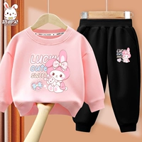 [Комплект приятного для кожи и мягкого свитера] Pink Well-Being Pink Rabbit_5 + Черный Well-Being Pink Rabbit X_K5