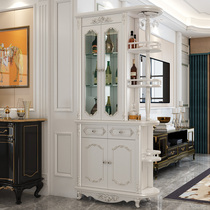 Living Room Screen Partition Cabinet Entrance Door door Hall Entrance Hall Decoration Room Cabinet storage Two-sided Shoe cabinet European-style Wine Cabinet