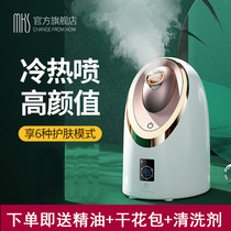 Mex face steamer household hot and cold double spray steam face nano hydrating beauty instrument facial humidification sprayer