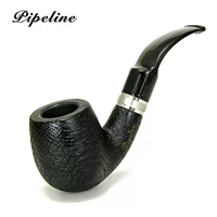 PIPELIN/斗林 Дубовая ископаемая сигарета ручной работы, резной деревянной старой старой нитиколической шелковой, изгибающей твердого дерева