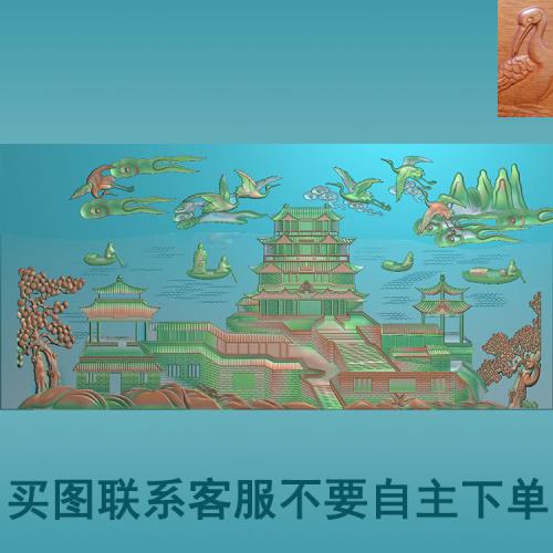 Carving Figure Relief Figure Landscape Architecture Crane Loft Stone Carving Wood Carving JDP Computer Numerical Control Carving Figure SS13