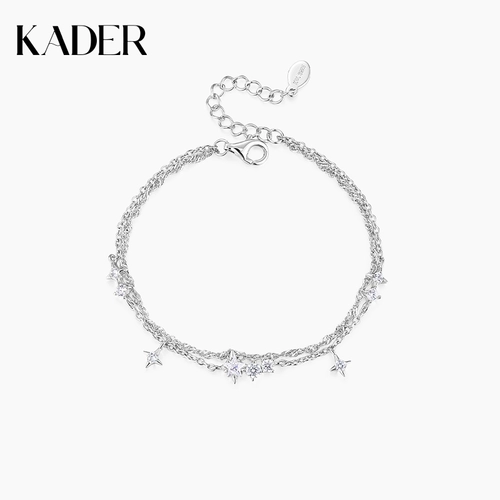 Katiro Star Story Hand 925 Silver Hand Женские легкие роскошные ювелирные изделия Нишевый подарок на день рождения лучшего друга