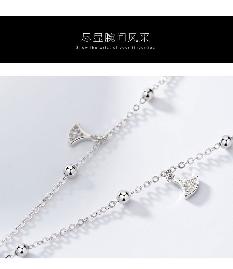 Cartillo S925 sterling bạc vòng chân nữ cổ sinh viên đơn giản Sen cá tính nữ sinh nhật Hàn Quốc thiết kế ban đầu vòng đeo chân cho nữ