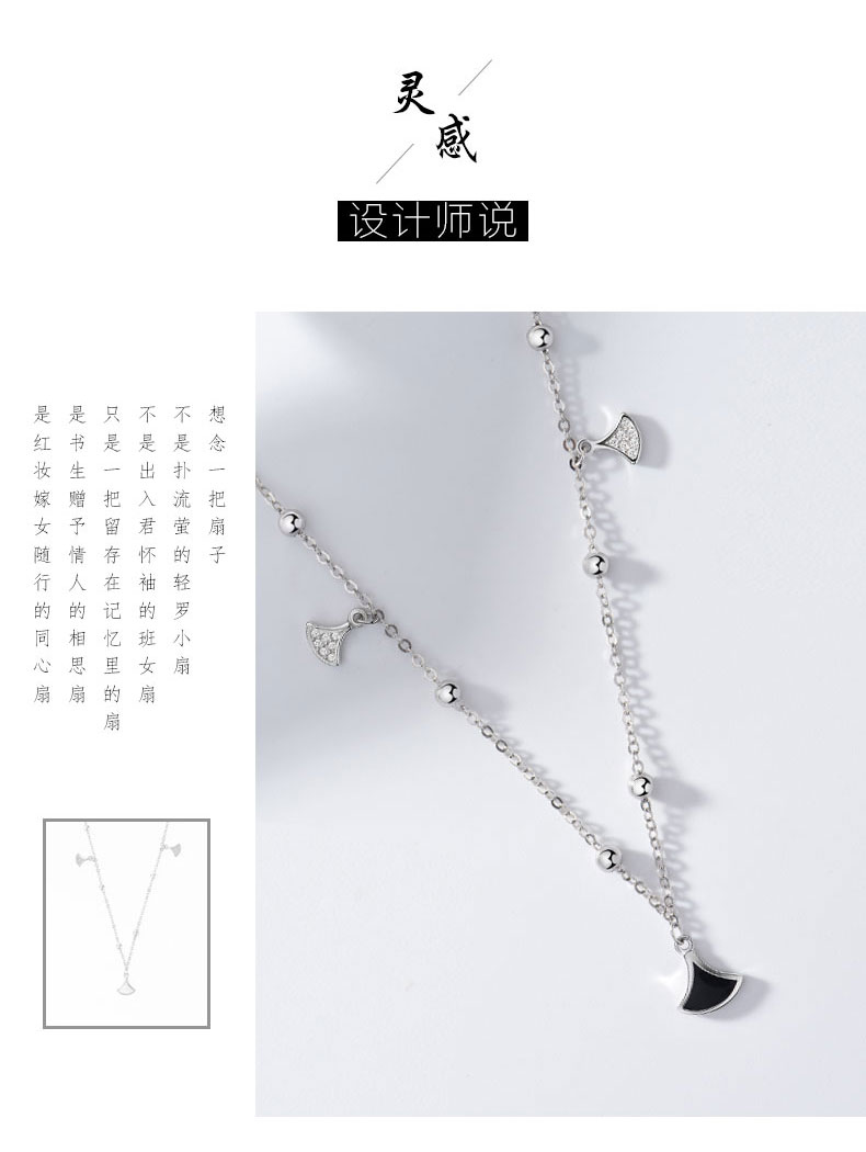 Cartillo S925 sterling bạc vòng chân nữ cổ sinh viên đơn giản Sen cá tính nữ sinh nhật Hàn Quốc thiết kế ban đầu vòng đeo chân cho nữ