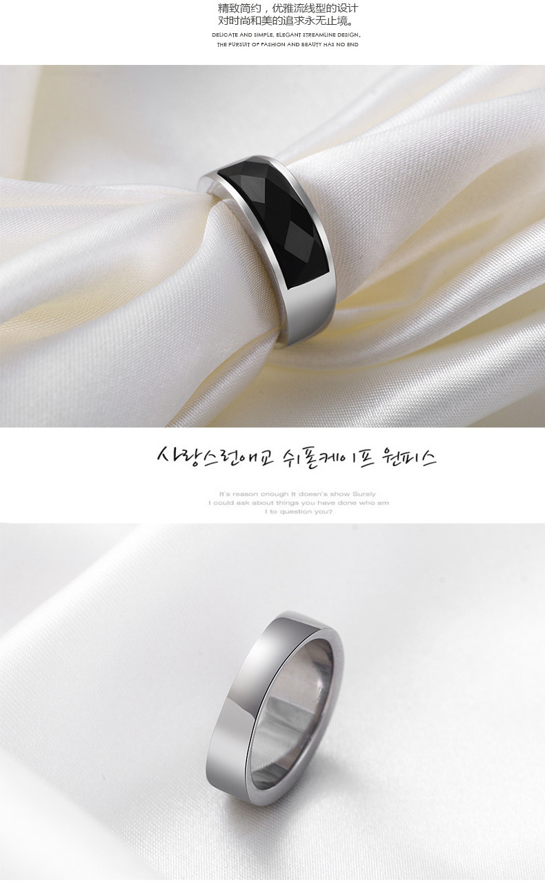 Bague homme en Acier au titane - Ref 3088419 Image 12