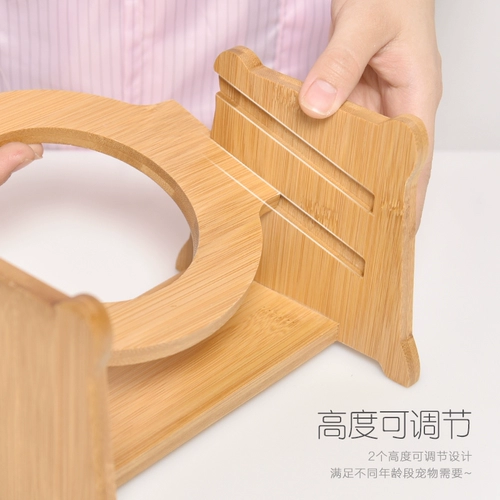 Кошачья чаша двойная миска с кошачьим бассейном бамбуковой полки керамический кот рис напиток с водой из нержавеющей стали кошачья чаша для кошачья кошка продукты