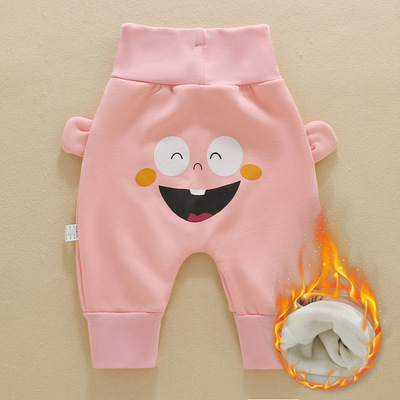 婴儿加绒保暖秋冬裤子童装