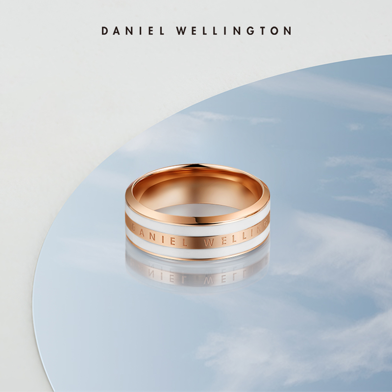 Daniel Wellington 丹尼尔·惠灵顿 EMALIE系列 男女同款双色对戒戒指 双重优惠折后￥389.1包邮