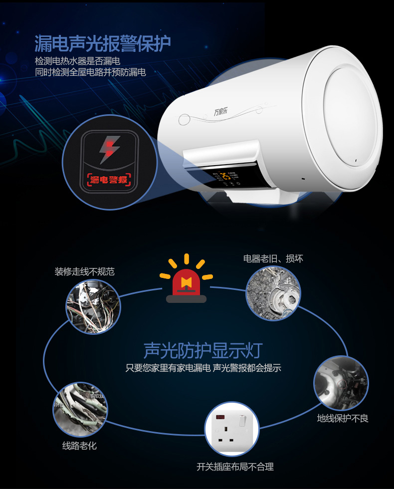 giá máy năng lượng mặt trời Máy nước nóng điện Macro / 万家乐 D60-H21A nhà 60 lít Phòng tắm nước nóng tốc độ cao 50l bình nóng lạnh rossi 20l