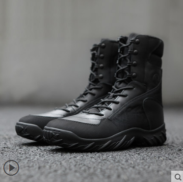 CQB leather army boots Special forces combat boots 511 boots high barrel autumn and winter desert land combat training tactical boots