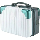 Портативный маленький чемодан, металлическая косметичка, 14 дюймов