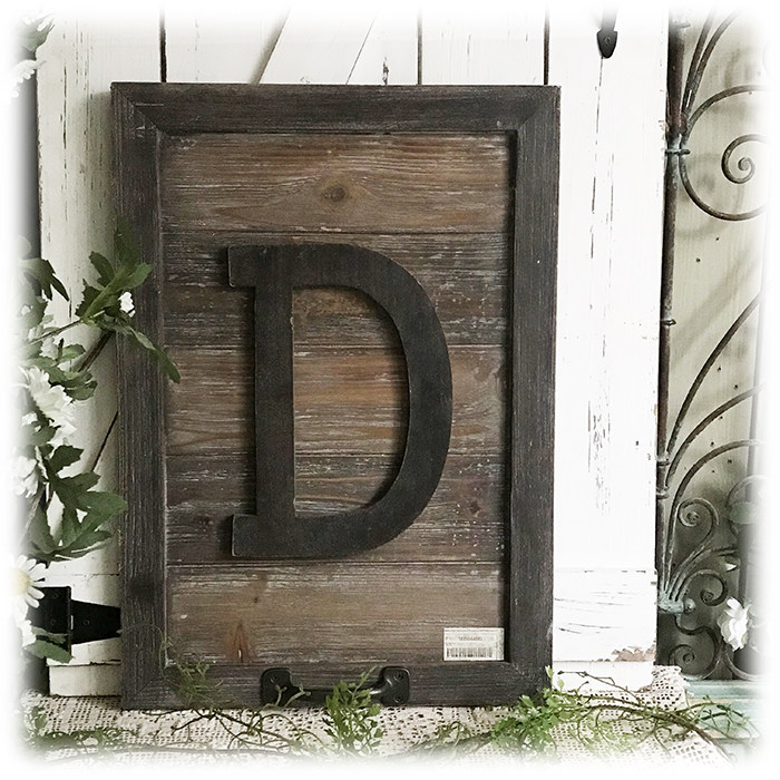 Lone French solid wood vintage old stereo English wall hanging garden classic wall decoration two options 