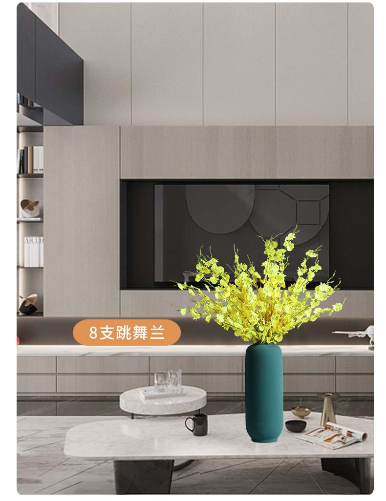 Light and decoration vase dried flower adornment is placed in the sitting room is contracted and I household table creative Nordic ceramic bottle arranging flowers