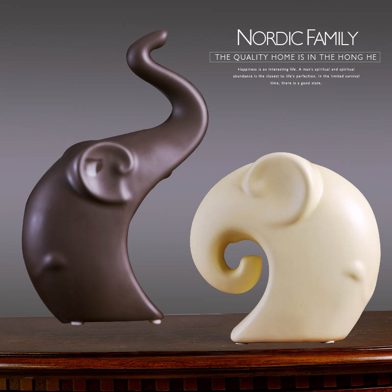 Nordic home decoration furnishing articles creative living room TV cabinet wine porch ceramic decoration picking as a wedding gift