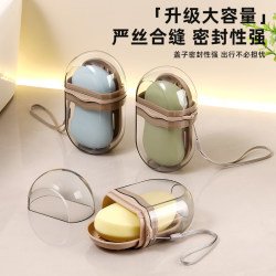 Travel portable soap box Hit Style easy to carry double layer drain soap box mini Accessible Luxury For Home multi-function