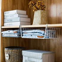 Kitchen storage rack finishing frame creative Full House hanging cabinet under hanging basket cabinet partition partition shelf cabinet shelf
