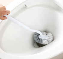 Japanese toilet brush No dead angle Household soft hair long handle toilet brush Toilet cleaning supplies Cleaning toilet brush