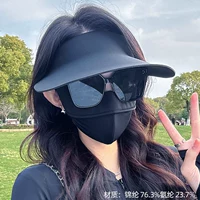 [Бесшовные складные большие поля] Черный