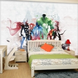 Обои на обои граффити мультфильм детская комната обои мальчики личные творческие отели