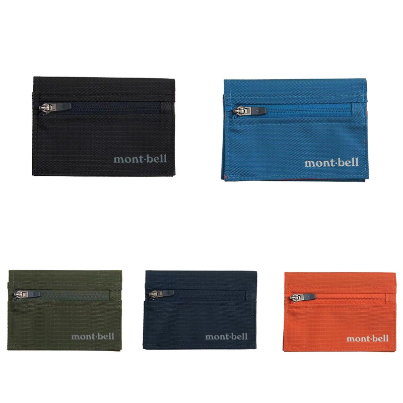 National Brand! Montbell Lightweight Small Nylon Zipper Coin Purse Card Holder 1133248