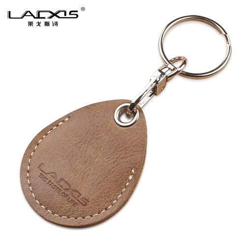 Картхолдер, маленький прямоугольный индукционный брелок подходит для мужчин и женщин для влюбленных, из натуральной кожи