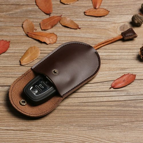 Мужская вместительная и большая ключница, универсальный замок, сумка через плечо, отрывной чехол, из натуральной кожи