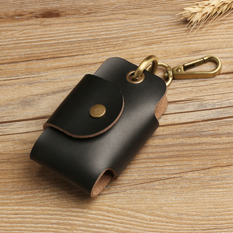 Retro key bag men multifunction cow leather lock spoon waist hanging genuine leather car spoon key bag universal female large capacity