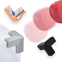 Table corner anti-collision angle Hood anti-bump Hood anti-bump child wrapping glass fish tank corner cover safety triangle silicone