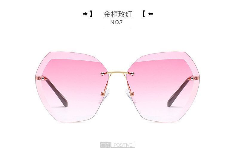 2018 new net red sunglasses nữ Hàn Quốc phiên bản của thủy triều retro Harajuku phong cách ins cận thị sunglasses vòng mặt 2017 đường đánh bại