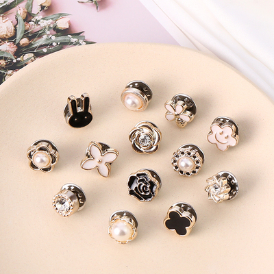 夏季防走光韩版珍珠隐形纽扣6颗