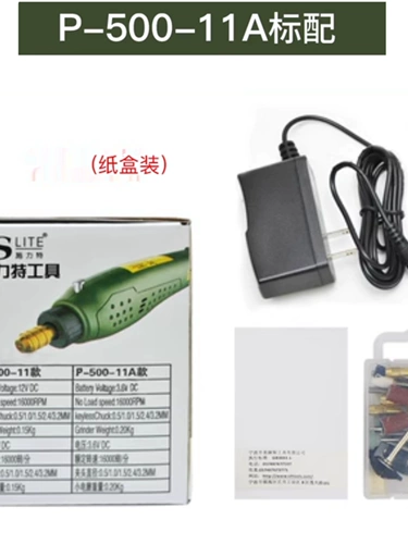 Schulte P-500-2 Мини-шлифовальная машина с регулируемой скоростью Полировка Электрическая шлифовальная ручка Электрическая дрель Ic Label Pen