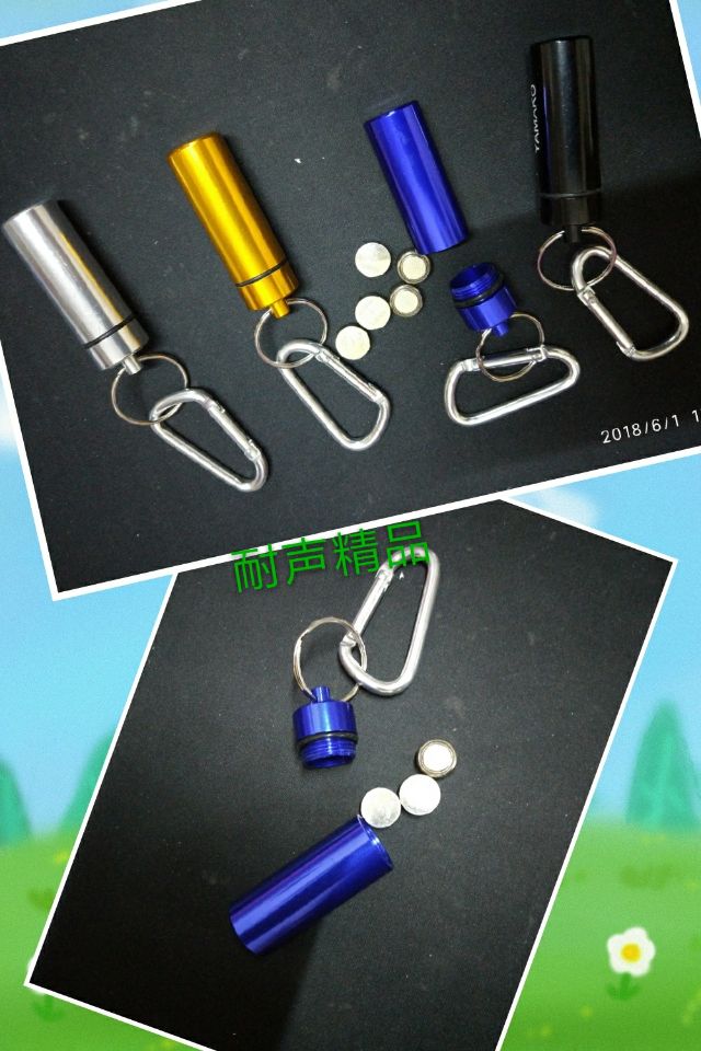 Hearing aids artificial cochlear button battery portable battery compartment key pendant-Taobao