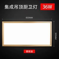 Long Light 300*600 золото 36 Вт