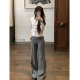 175 tall 185 long low waist suit flared pants