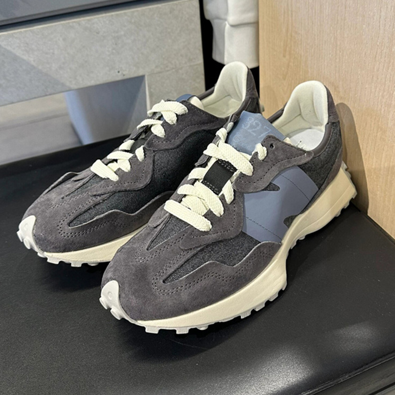 New Balance Men's Shoes Official Website Genuine 327 Women's Shoes New Model Forrest Gump Slim Waist Running Sneakers