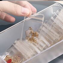 Anti-oxidation First decoration case Earrings Earrings Necklace Containing box Ring Ornament Jewelry Earrings Containing large capacity Transparency