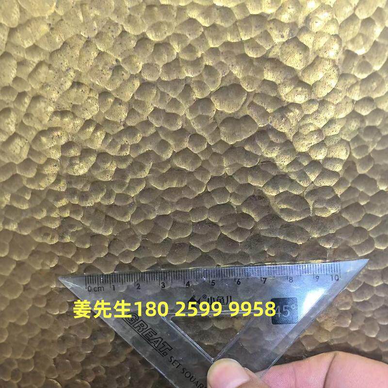 手工锤击纹肌理金属板材复古做旧背景墙家具装饰精工段造高端定制