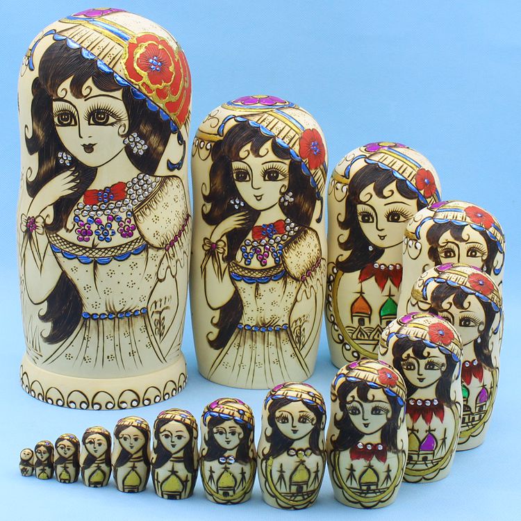 Kit va Russia 15 layers of ethnic characteristics Handicraft children Puzzle Toys fifteen fifteen Floors 3535
