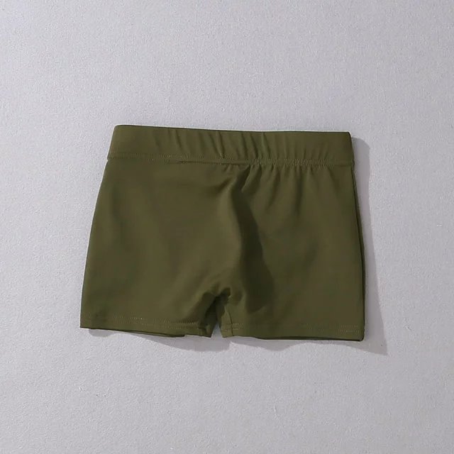 2017 màu rắn bó sát túi đeo hông quần short co giãn chống ánh sáng yoga quần short nữ tổng cộng tám màu quần đùi nữ