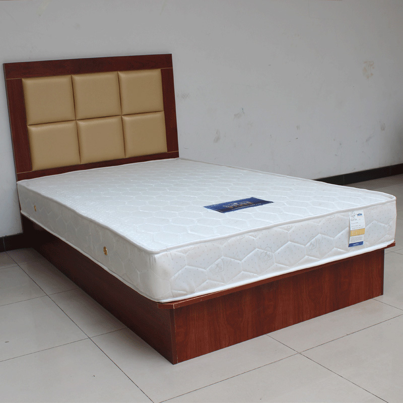 Custom Hotel Guesthouse Apartment Home Innate Bed Frame Guest Room With Bed Complete 1 m Bed 1 2 m Soft Bag Headboard Lean