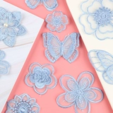 Универсальная юбка, заплатка для ремонта пятки, кружевная наклейка, с вышивкой