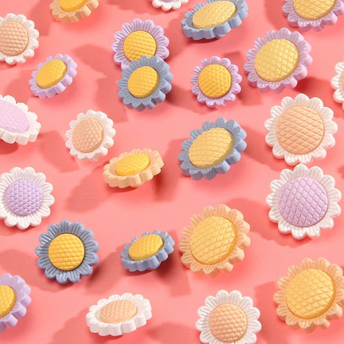 Мультяшная детская цветная карта с экстрактом подсолнечника, милая куртка, универсальное украшение для ногтей, аксессуар