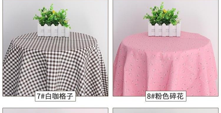 Chất liệu vải cotton kẻ ca rô mục vụ gió in vải màn khăn trải bàn handmade DIY chất liệu vải lanh vải lanh vải vải may quần tây nam