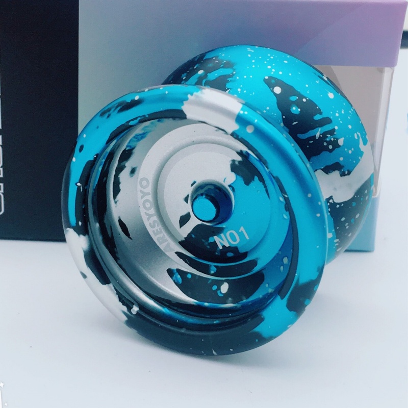Ares Yoyo High-end Metal Yo-yo Flower Style Professional Competition Competitive with Fried Ball Yo-yo Accessories