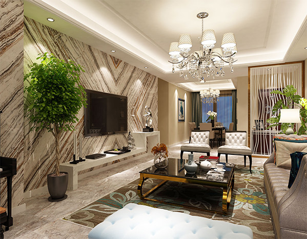 New anchor background cloth live room men and women background wall 3D European Three-dimensional luxury living room background fitness live