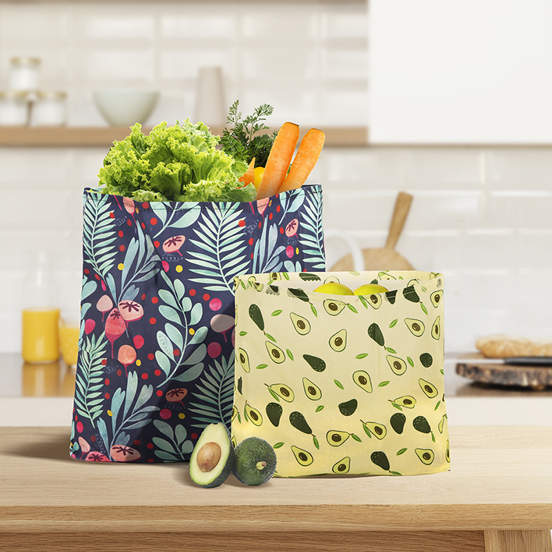 Beeswax Preservation Cloth, Food-Grade Organic Cotton Preservation Bag, Fruit Eco-Friendly Packaging Bag, Reusable Beeswax Paper Bag